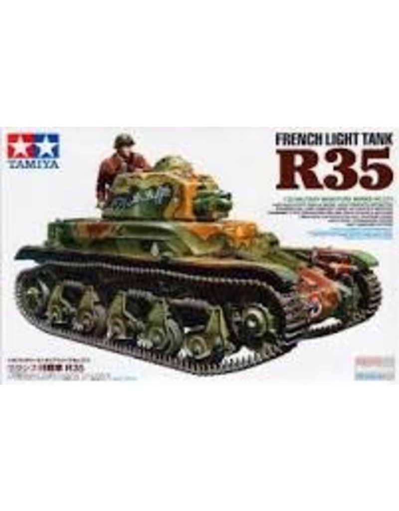 TAMIYA TAM35373 1/35 SCALE LIGHT FRENCH TANK R35 PLASTIC MODEL KIT