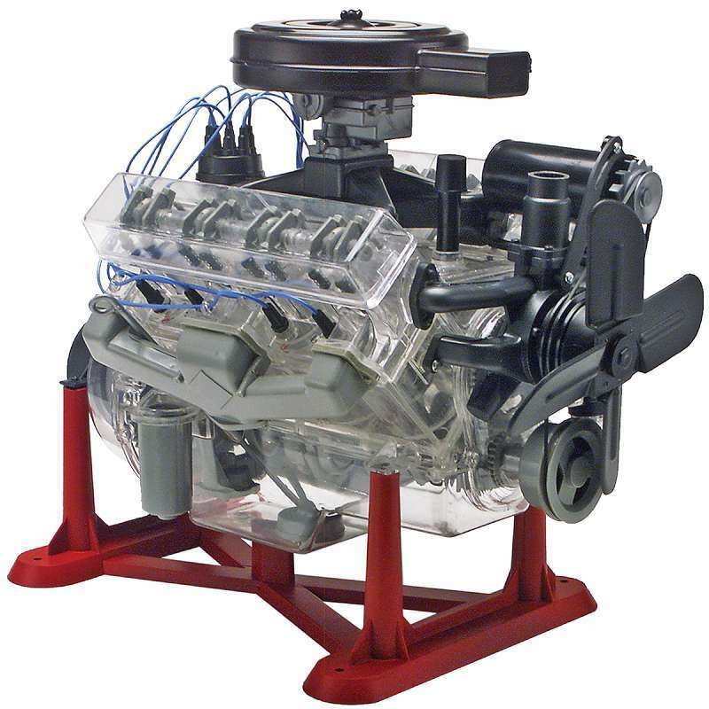 8883 - 1/4 Visible V-8 Engine