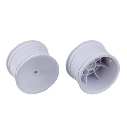 TEAM ASSOCIATED ASC9695 12MM HEX BUGGY REAR WHEEL 2.2: WHITE (2)