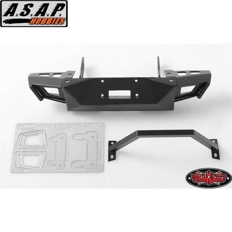 RC4VVV-C0257 METAL FRONT BUMPER FOR SCX1O I & II
