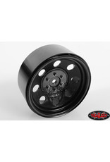 RC4WD RC4Z-W0141 MICKEY THOMPSON MT-28 2.2 STEEL STAMPED BEADLOCK WHEELS: BLACK (4)