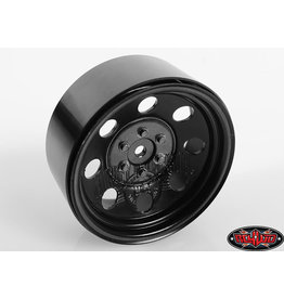 RC4WD RC4Z-W0141 MICKEY THOMPSON MT-28 2.2 STEEL STAMPED BEADLOCK WHEELS: BLACK (4)