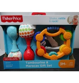 FISHER PRICE FP DPY77 TAMBOURINE & MARACAS GIFT SET