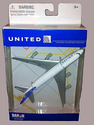 RT6264-2 UNITED AIRLINES 747 PLANE
