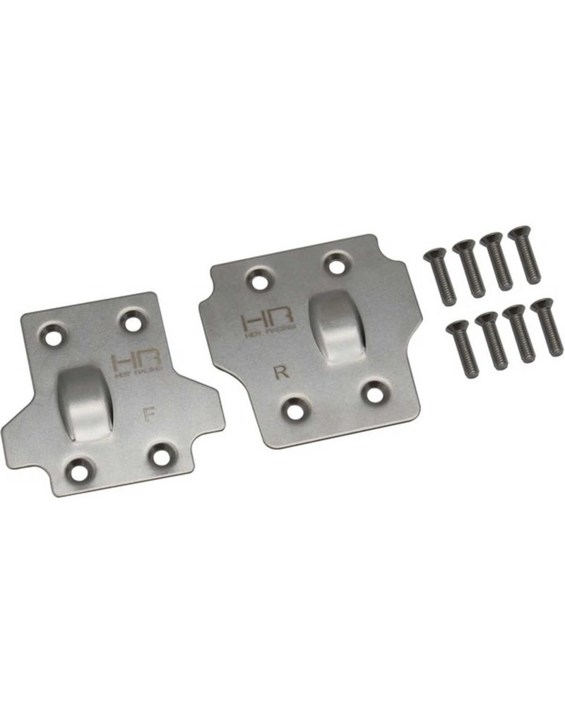 HOT RACING HRAAON331M08 STEEL FRONT & REAR SKID PLATE FOR ARRMA 6S