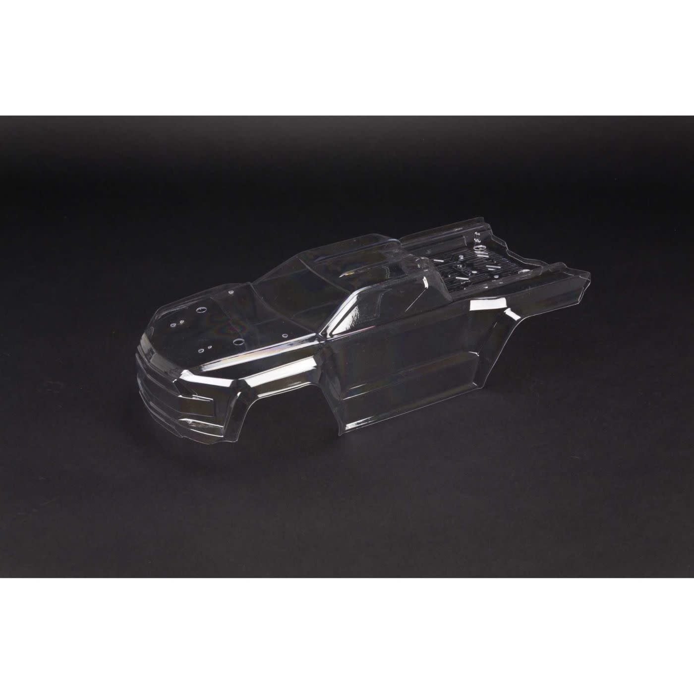 ARA402213 KRATON 4S 4X4 BODY WITH DECALS: CLEAR