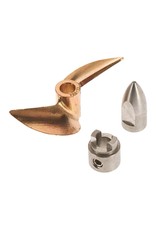 HOT RACING HRASPN1000E BRASS PROP SET WITH BULLET NUT AND DRIVE DOG TRA M41 AND SPARTAN