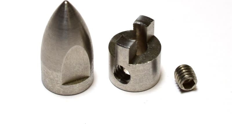 HRASPN05PN CONICAL BULLET M4 PROP NUT AND DRIVE DOG FOR TRAXXAS M41, SPARTAN