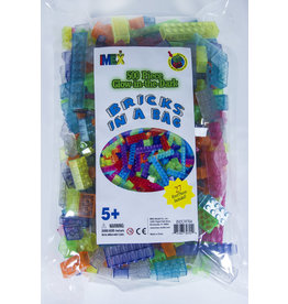 IMEX IMX39704 500 PCS BRICKS IN A BAG GLOW IN THE DARK