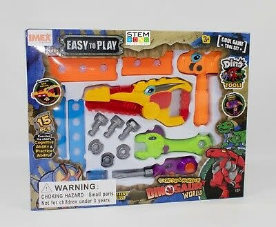 IMX14710 15 PCS DINOSAUR TOOL KIT