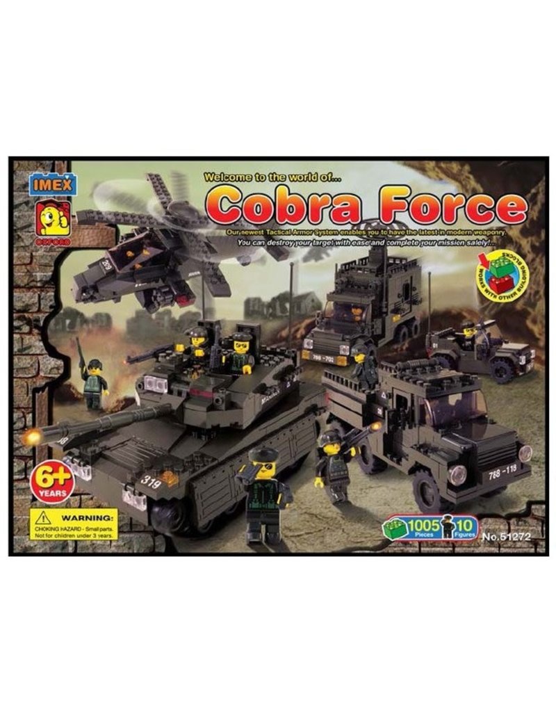 IMEX OXF/IMX51272 COBRA FORCE MILITARY BRICK SET