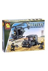 IMEX OXFOM3307 MILITARY HELICOPTER AND TRUCK