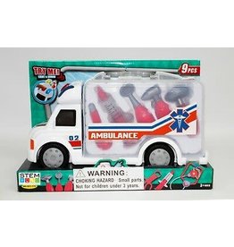 IMEX IMX14714 9 PCS MEDICAL EMERGENCY TRUCK