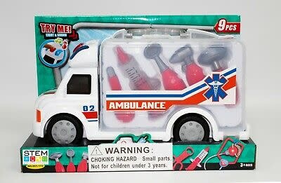 IMX14714 9 PCS MEDICAL EMERGENCY TRUCK