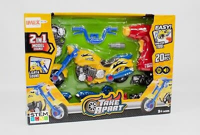 IMX14702 2IN1 TAKE APART MOTORCYCLE