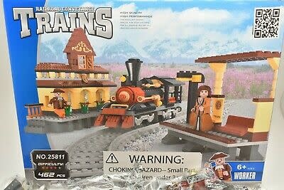 AUS25811 STEAM LOCO TRAIN STAT 462PCS