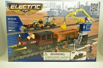 AUS25120 STEAM TRAIN WITH CRANE POWERED