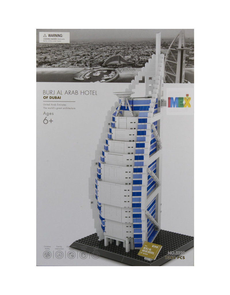 WANGE WAG5220 BURJ AL ARAB HOTEL BLOCK SET