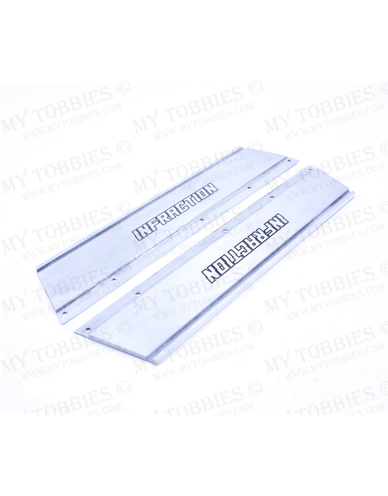 STUPID RC MTSTP1123 INFRACTION SIDE SKIRT (BLANK/NO LETTERING) (V2 STP1172)