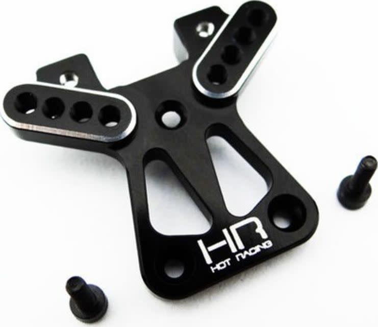 HRALTN2801 FRONT ALUMINUM BLACK SHOCK TOWER FOR TRAXXAS LATRAX SST, TETON