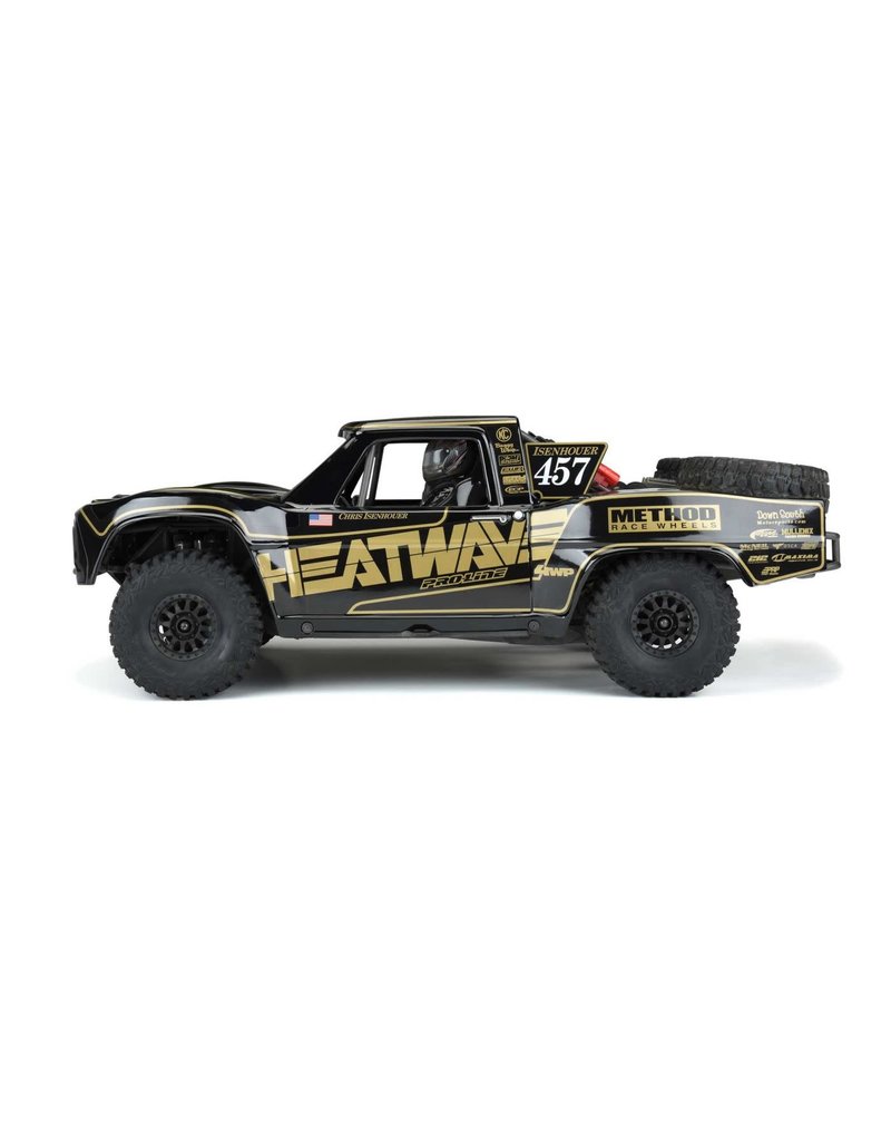 PROLINE RACING PRO354718 PAINTED PRE CUT 67 FORD F-100 BLACK DESERT RACER