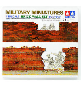 TAMIYA TAM35028 1/35 BRICK WALL SET PLASTIC MODEL KIT