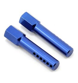STRC SPTST1914B ALUMINUM FRONT BODY POSTS FOR TRAXXAS SLASH, RUSTLER 2WD (2)