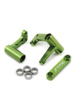 STRC SPTST3743XG ALUMINUM STEERING BELLCRANK FOR TRAXXAS 2WD: GREEN