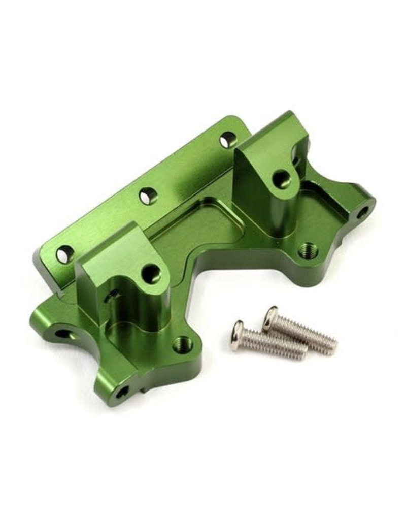 STRC SPTST2530G ALUMINUM FRONT BULKHEAD FOR TRAXXAS 2WD: GREEN