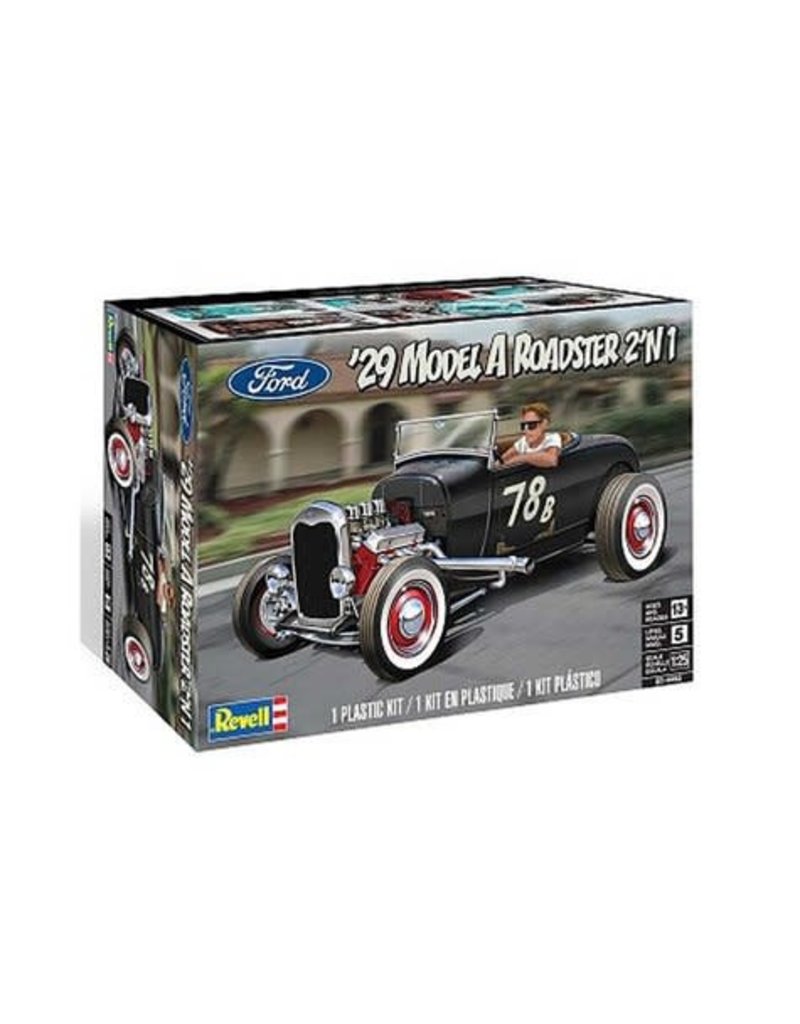 REVELL RMX854463 1/25 1929 ROADSTER 2 IN 1 PLASTIC MODEL KIT
