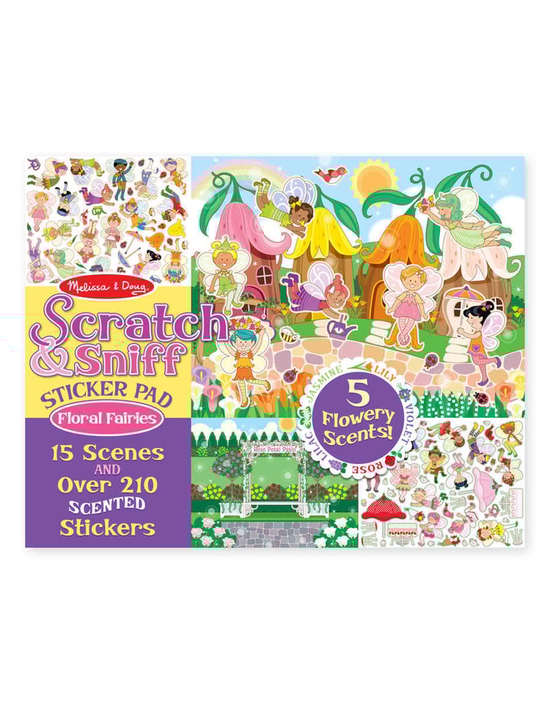 MELISSA & DOUG MD914 FLORAL FAIRIES STICKER PAD