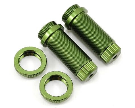 SPTST3765XG ALUMINUM THREADED FRONT SHOCK BODIES: GREEN (2)