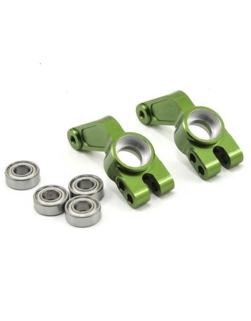 STRC SPTST3652G ALUMINUM REAR HUB CARRIER FOR TRAXXAS 2WD: GREEN