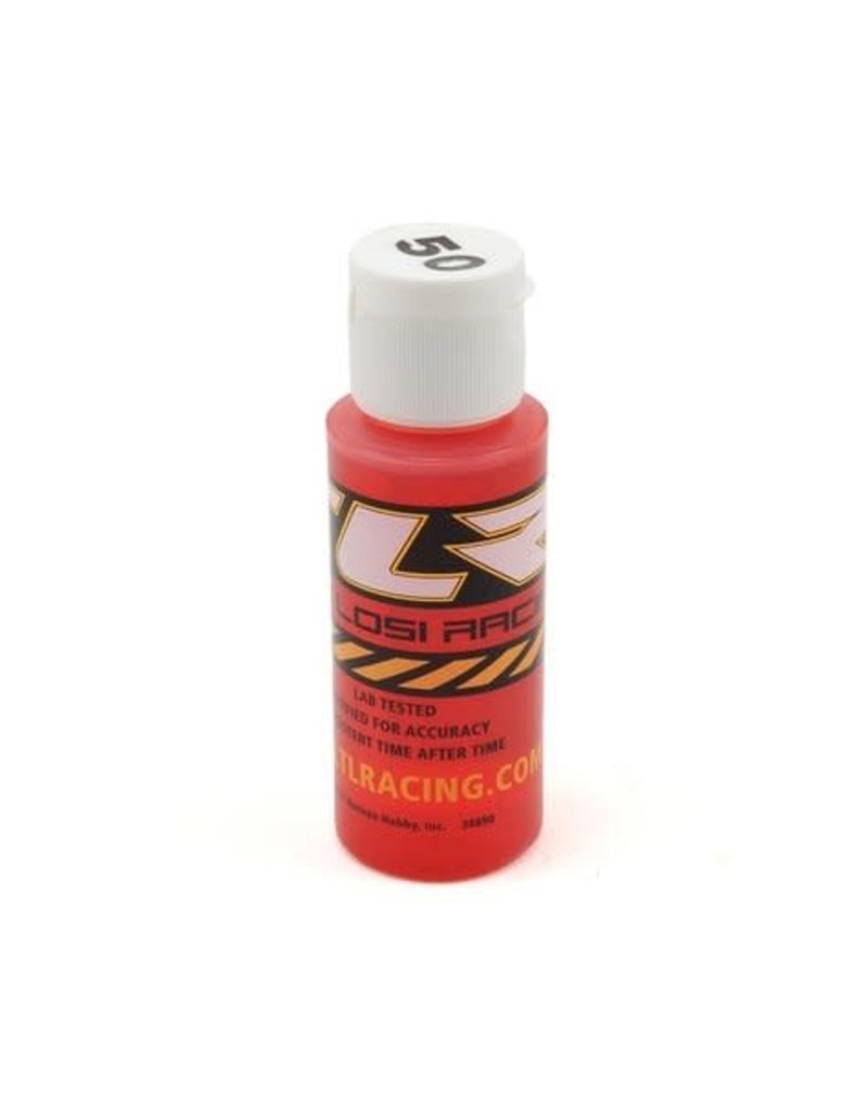 TLR TLR74013 SILICONE SHOCK OIL, 50WT, 710CST, 2OZ