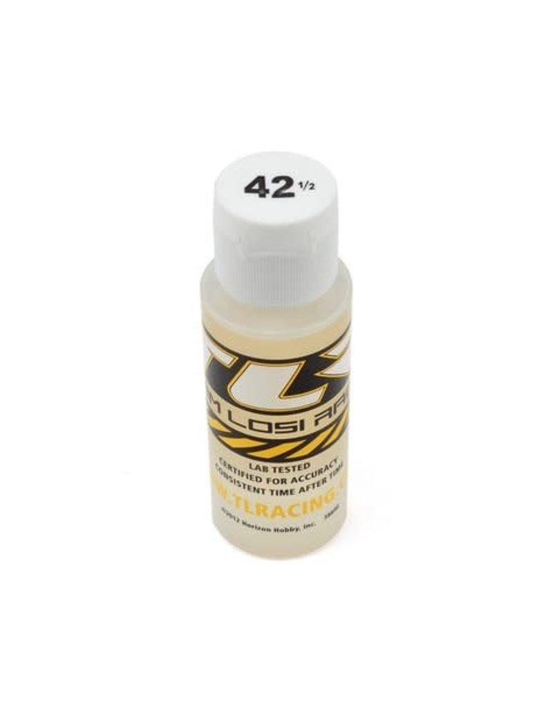 TLR TLR74011 SILICONE SHOCK OIL, 42.5WT, 563CST, 2OZ