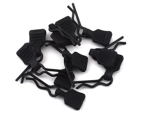 AXI206000 3MM BODY CLIP W/TAB, BLACK (10PC)