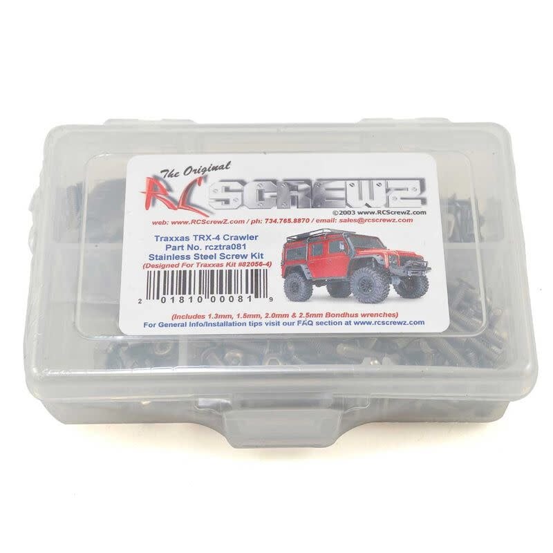 RCZTRA081 TRAXXAS TRX-4 STAINLESS STEEL SCREW KIT