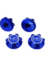 HOT RACING HRAXMX10N06 ALUMINUM SERRATED 25MM HEX WHEEL NUTS FOR TRAXXAS X-MAXX (4)