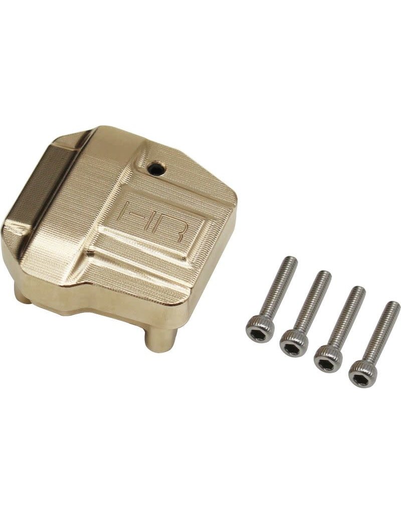 HOT RACING HRASXTT12CH 56G HEAVY BRASS DIFFERENTIAL COVER FOR AXIAL SCX10 III