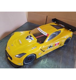 DELTA PLASTIK USA DP8503/2WDM CORVETTE CR7 1/7 SCALE BODY: CLEAR