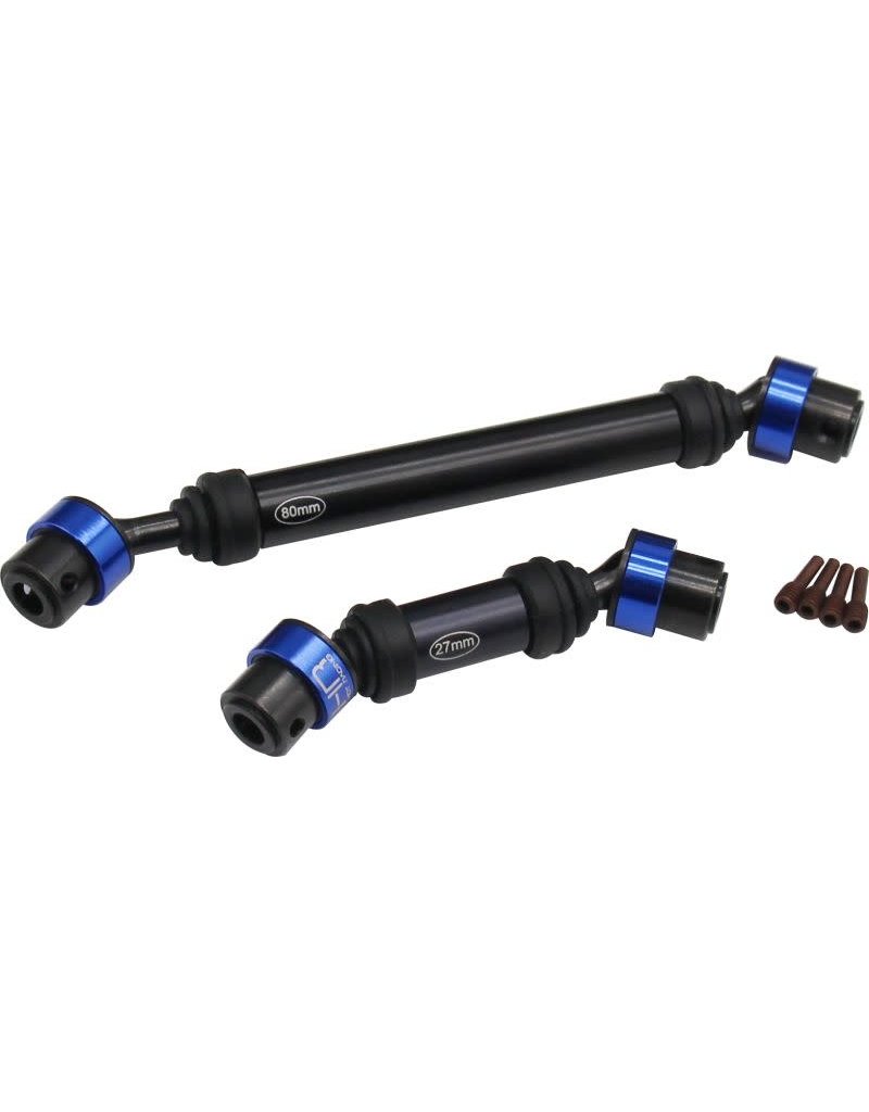 HOT RACING HRAERVT37CC CENTER DRIVE CV SPLINED SHAFT FOR TRAXXAS E-REVO 2.0, SUMMIT