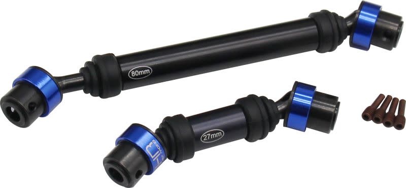 HRAERVT37CC CENTER DRIVE CV SPLINED SHAFT FOR TRAXXAS E-REVO 2.0, SUMMIT