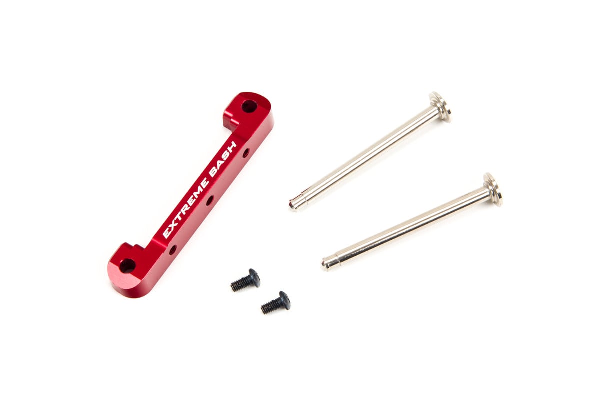 ARA330659 FRONT UPPER SUSPENSION MOUNT CNC ALUMINUM RED
