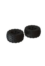 ARRMA ARA550059 DBOOTS 'COPPERHEAD2 MT' TIRE SET BLACK (2)