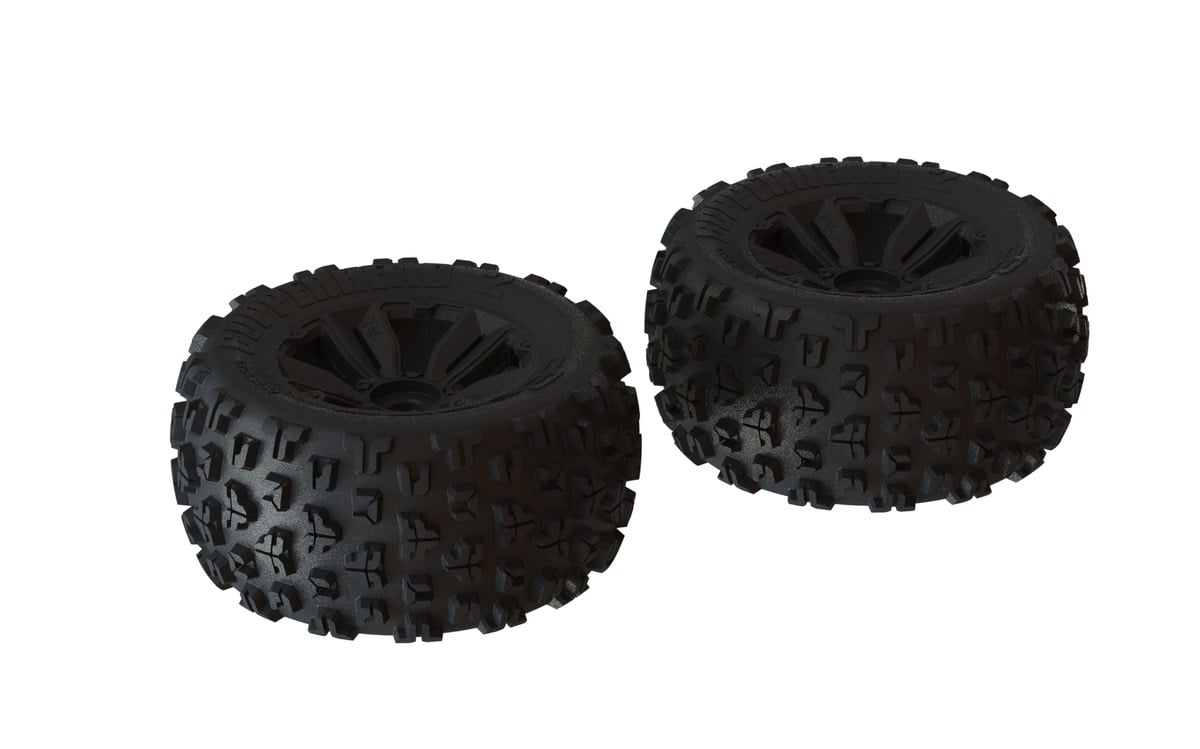ARA550059 dBoots Copperhead2 MT Tire Set Black Pair