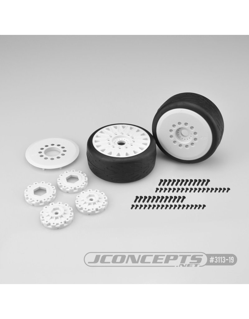 JCONCEPTS JCO311319 SPEED FANGS-PLATINUM COMPOUND/BELTED/MTD (WHITE)