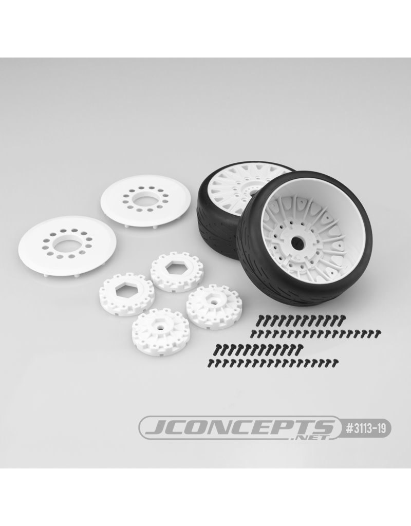 JCONCEPTS JCO311319 SPEED FANGS-PLATINUM COMPOUND/BELTED/MTD (WHITE)