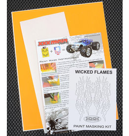 XXX MAIN RACING XXXM037L WICKED FLAMES PAINT MASK