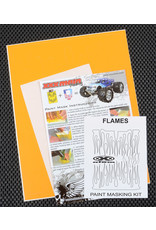 XXX MAIN RACING XXXM004L FLAMES PAINT MASK