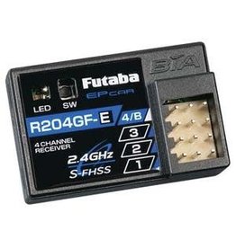 FUTABA FUT01102202-3 R204GF-E 2.4GHZ S-FHSS MICRO RECEIVER FOR ELECTRIC